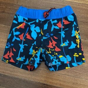 REI Blue and Red Swim Trunks